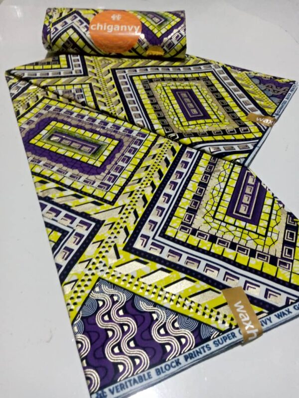 6 Yards Quality Atampa/Ankara 100% cotton